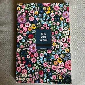 ⭐️ 3/$10 Floral “Burn After Writing” Journal Book. Paperback